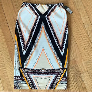 **NEW Mossimo Geometric Print Pencil Skirt
